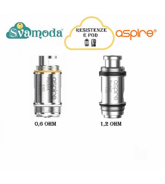 ASPIRE POCKEX RESISTENZA SINGOLA