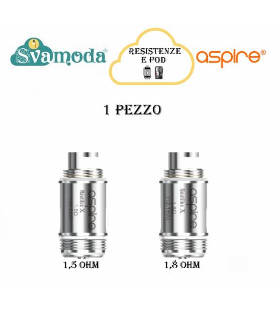 ASPIRE NAUTILUS X RESISTENZA SINGOLA