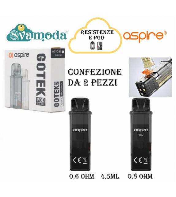 ASPIRE GOTEK X POD CONFEZIONE 2 PZ
