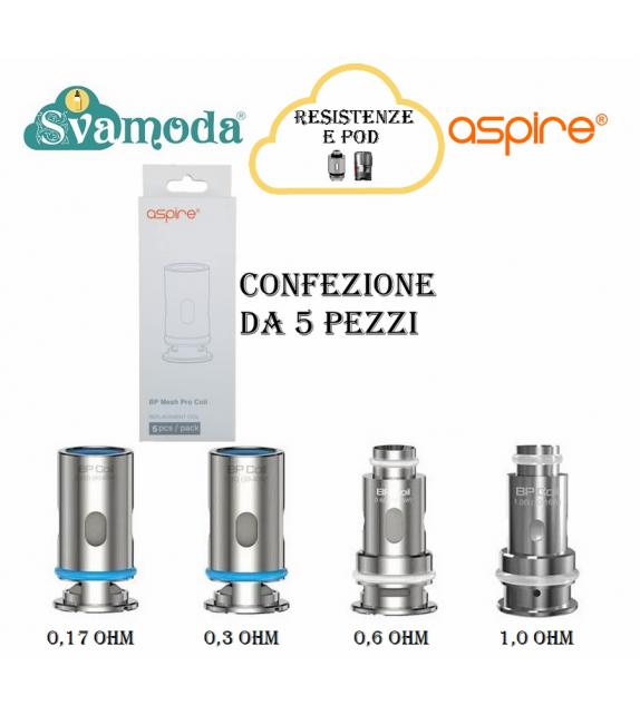 ASPIRE BP COIL RESISTENZA CONFEZIONE 5 PZ