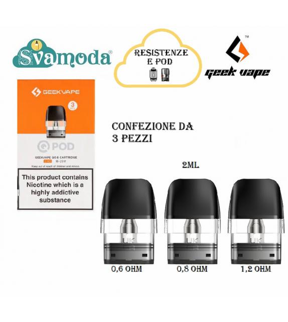 GEEK VAPE WENAX Q POD CONFEZIONE 3 PZ