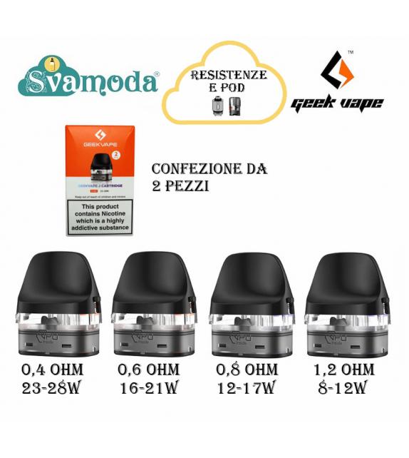 GEEK VAPE J POD 5ML CONFEZIONE 2 PZ