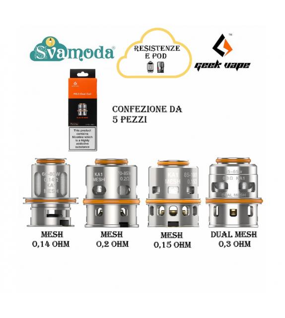 GEEK VAPE M COIL Z MAXX RESISTENZA CONFEZIONE 5 PZ
