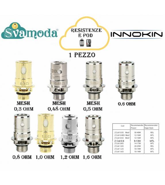 INNOKIN Z COIL RESISTENZA SINGOLA