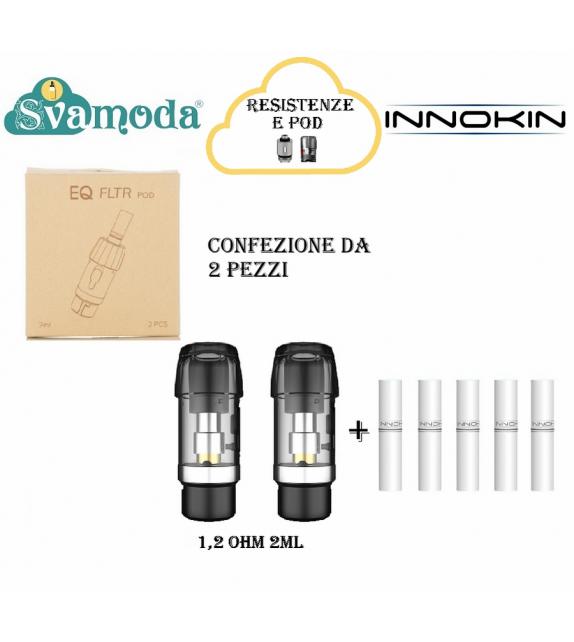 INNOKIN EQ FLTR POD USA E GETTA CONFEZIONE 2 PZ