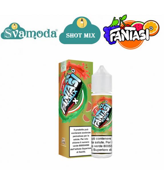 FANTASI REMIX STRAWBERRY X WATERMELON ICE SHOT MIX 20ML