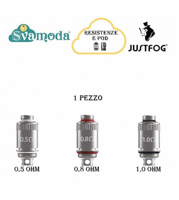 JUSTFOG FOG 1 E FOG X RESISTENZA SINGOLA