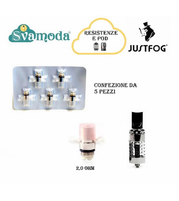 JUSTFOG 2043 RESISTENZA CONFEZIONE 5 PZ