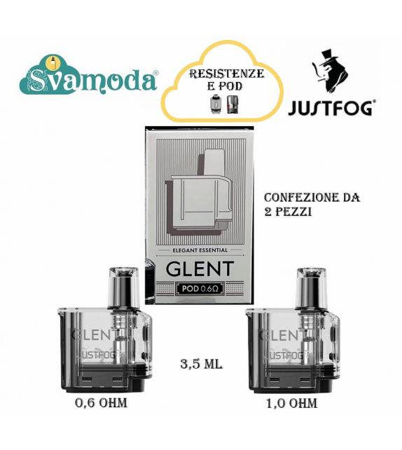 JUSTFOG GLENT POD CONFEZIONE 2PZ