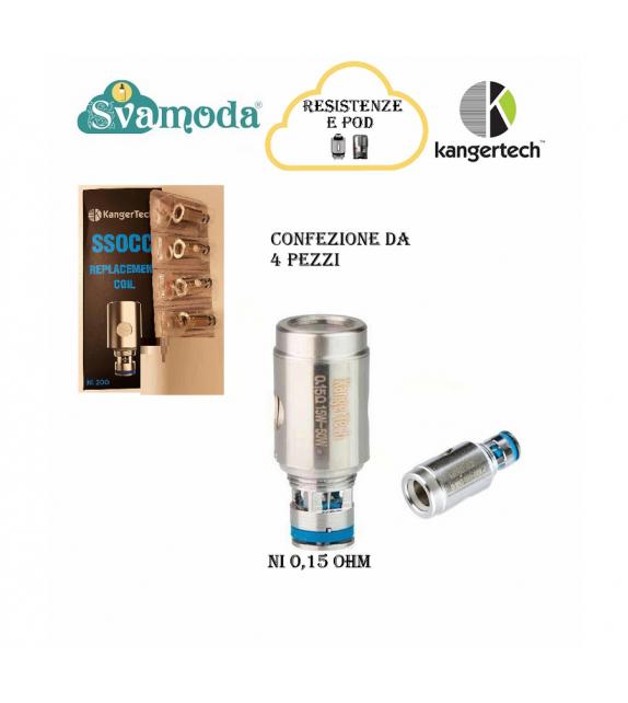 KANGERTECH SSOCC RESISTENZA CONFEZIONE 4 PZ