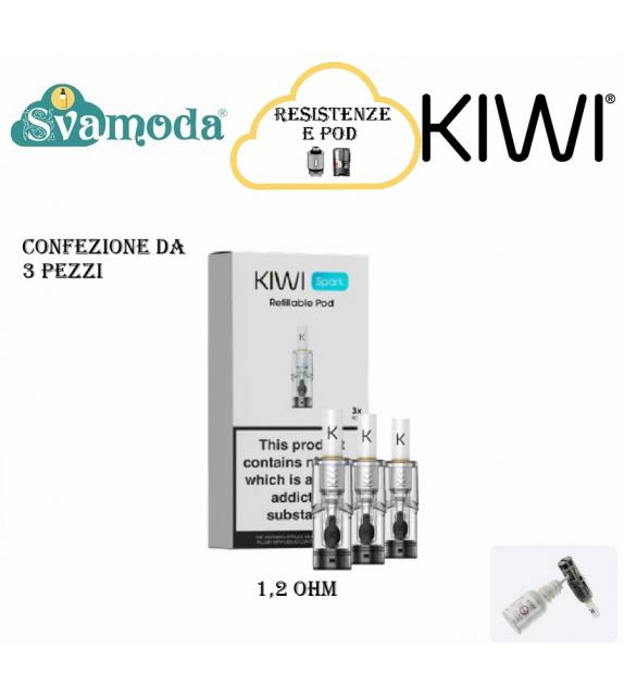 KIWI VAPOR KIWI SPARK POD 1,2 OHM CONFEZIONE 3 PZ