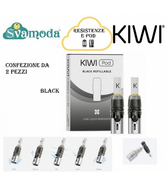 KIWI VAPOR KIWI 2 POD BLACK CONFEZIONE 2 PZ