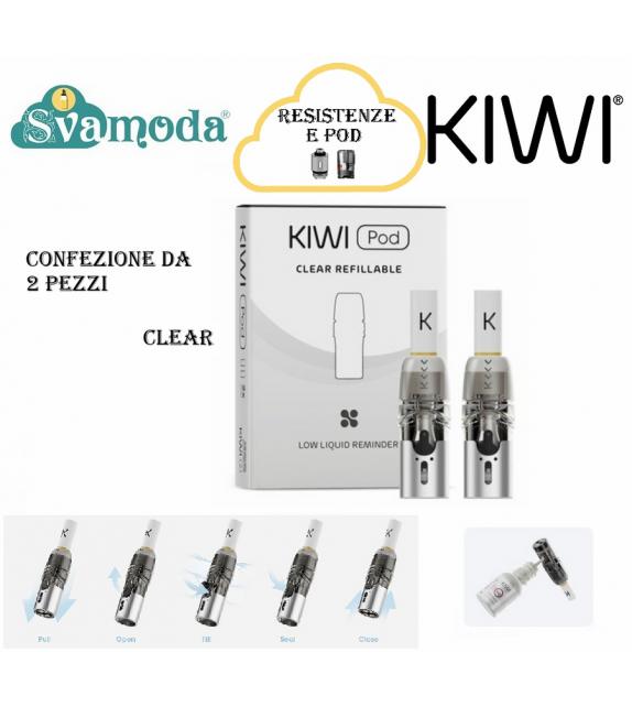 KIWI VAPOR KIWI 2 POD CLEAR CONFEZIONE 2 PZ