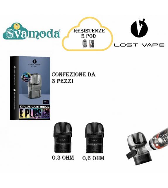 LOST VAPE E-PLUS POD CONFEZIONE 3 PZ