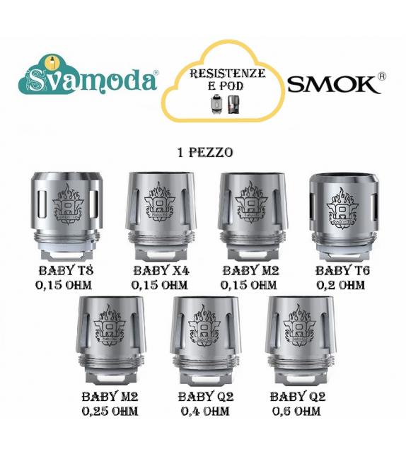 SMOK TFV8 BABY RESISTENZA SINGOLA
