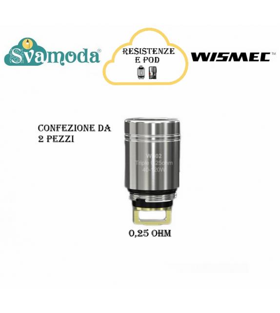 WISMEC REUX MINI RESISTENZA CONFEZIONE 2 PZ