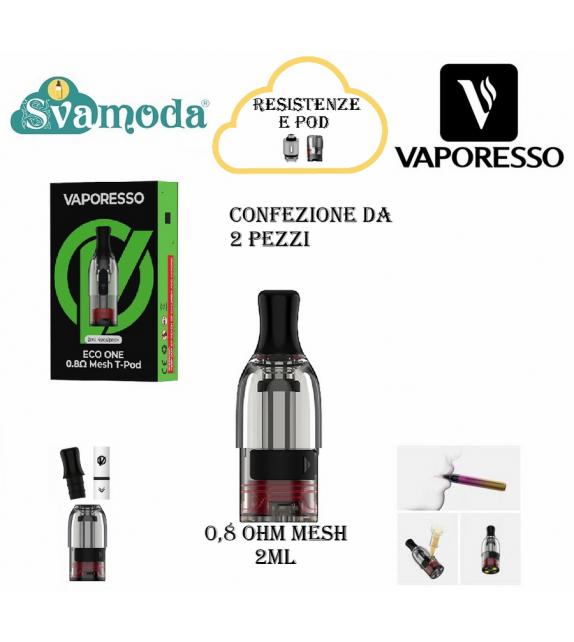 VAPORESSO ECO ONE T-POD 2ML CONFEZIONE 4 PZ