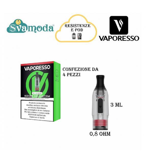 VAPORESSO ECO ONE T-POD PRO 3ML CONFEZIONE 4 PZ