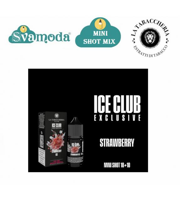 LA TABACCHERIA ICE CLUB STRAWBERRY ICE MINI SHOT MIX 10ML