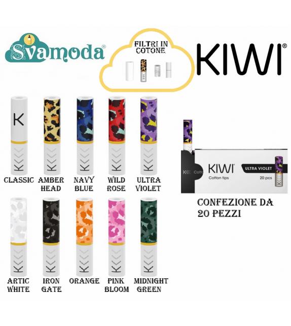 KIWI VAPOR COTTON TIP KIWI CONFEZIONE 20 PZ
