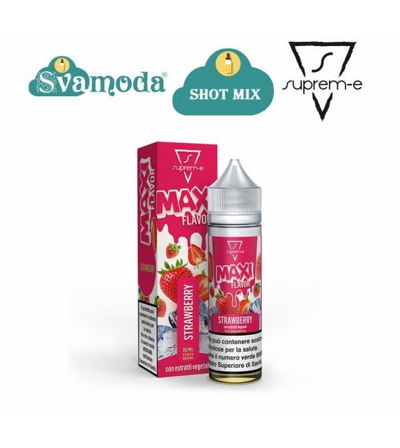 SUPREM-E MAXI FLAVOR STRAWBERRY SHOT MIX 20ML