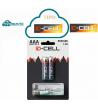 DZ-CELL AAA USB-C BATTERIA RICARICABILE 500MAH 2PZ