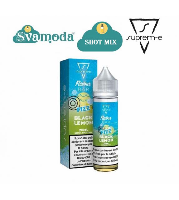 SUPREM-E FLAVOUR BAR FIZZ BLACK LEMON SHOT MIX 20ML