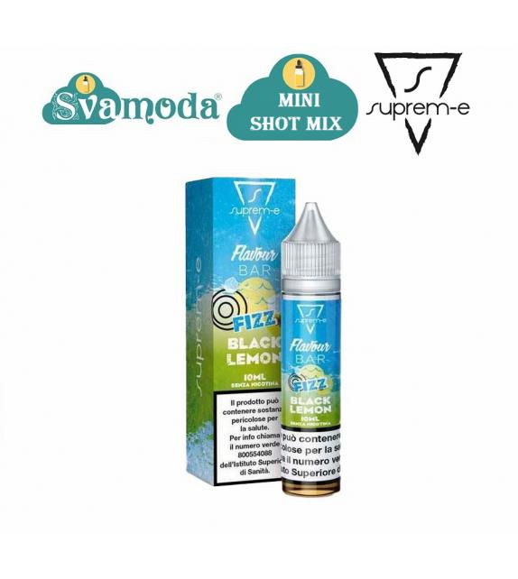 SUPREM-E FLAVOUR BAR FIZZ BLACK LEMON MINI SHOT MIX 10ML