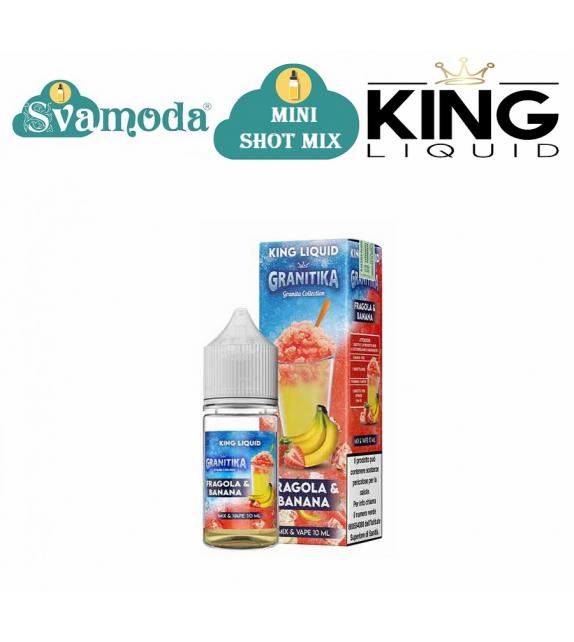 KING LIQUID GRANITIKA FRAGOLA & BANANA SHOT MIX 10ML