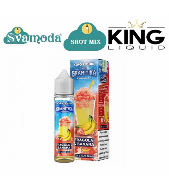 KING LIQUID GRANITIKA FRAGOLA & BANANA SHOT MIX 20ML