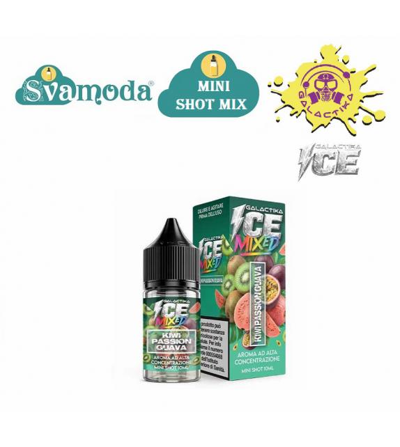 GALACTIKA ICE MIXED KIWI PASSION GUAVA MINI SHOT MIX 10ML+
