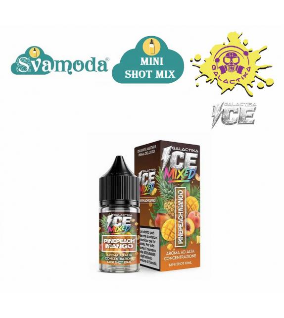 GALACTIKA ICE MIXED PINEPEACH MANGO MINI SHOT MIX 10ML+