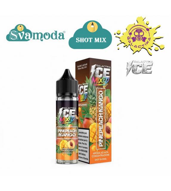 GALACTIKA ICE MIXED PINEPEACH MANGO SHOT MIX 10ML + 50