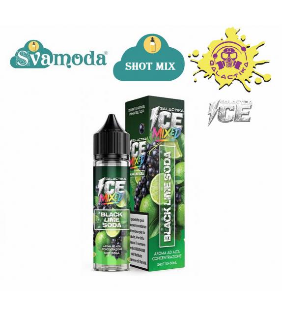 GALACTIKA ICE MIXED BLACK LIME SODA SHOT MIX 10ML + 50