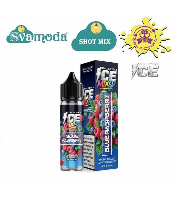 GALACTIKA ICE MIXED BLUE RASPBERRY SHOT MIX 10ML + 50