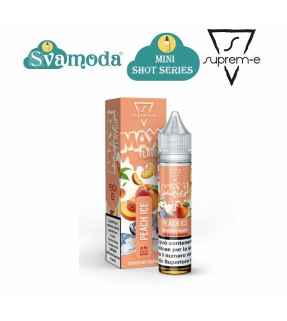 SUPREM-E MAXI FLAVOR PEACH ICE MINI SHOT MIX 10ML