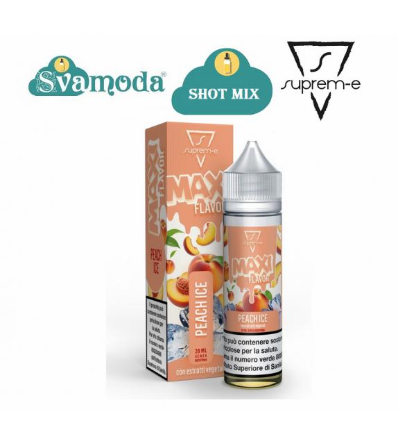 SUPREM-E MAXI FLAVOR PEACH ICE SHOT MIX 20ML
