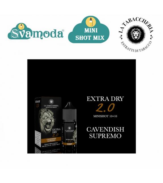 LA TABACCHERIA EXTRA DRY 2.0 CAVENDISH SUPREMO MINI SHOT MIX 10ML