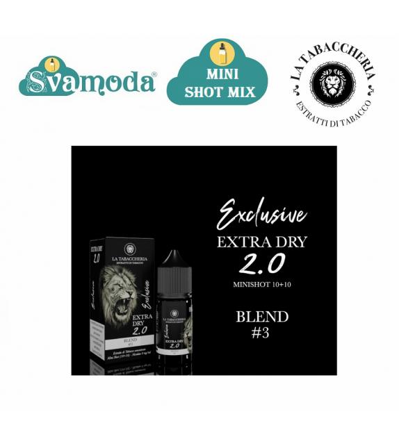 LA TABACCHERIA EXTRA DRY 2.0 BLEND 3 MINI SHOT MIX 10ML