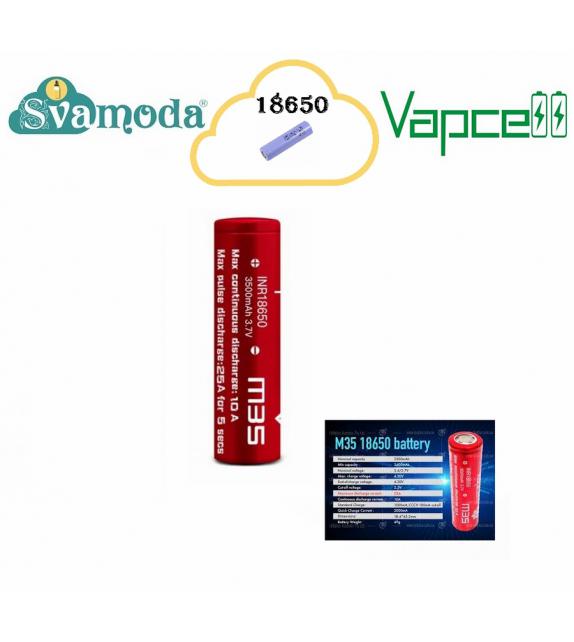 VAPCELL BATTERIA 18650 3500MAH 10A 25A
