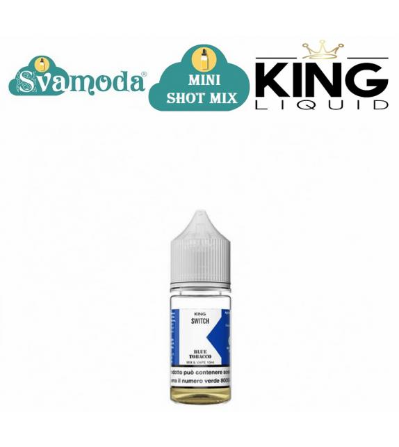KING LIQUID SWITCH BLUE TOBACCO MINI SHOT MIX 10ML