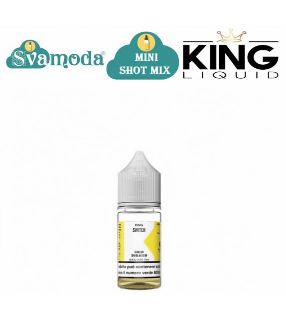 KING LIQUID SWITCH GOLD TOBACCO MINI SHOT MIX 10ML