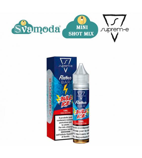 SUPREM-E FLAVOUR BAR BULL ICE MINI SHOT MIX 10ML