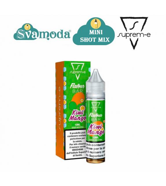 SUPREM-E FLAVOUR BAR KIWI PASSION FRUIT MANGO MINI SHOT MIX 10ML