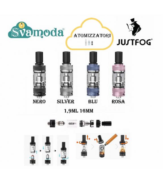 JUSTFOG Q16 PRO ATOMIZZATORE