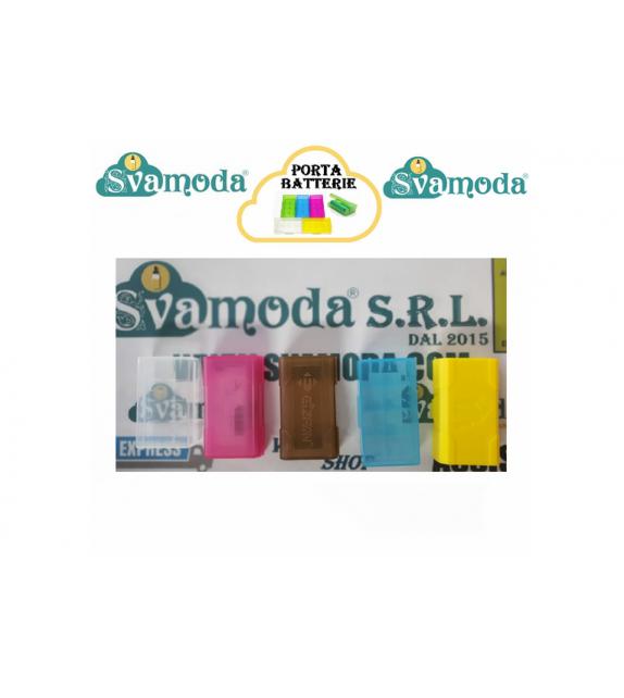 SVAMODA PORTA BATTERIE 18650 2 POSTI RIGIDO