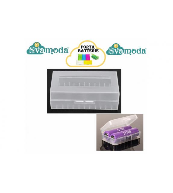 SVAMODA PORTA BATTERIE 21700 2 POSTI RIGIDO