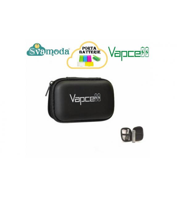 VAPCELL CUSTODIA PORTA BATTERIE 2 POSTI (NERO)