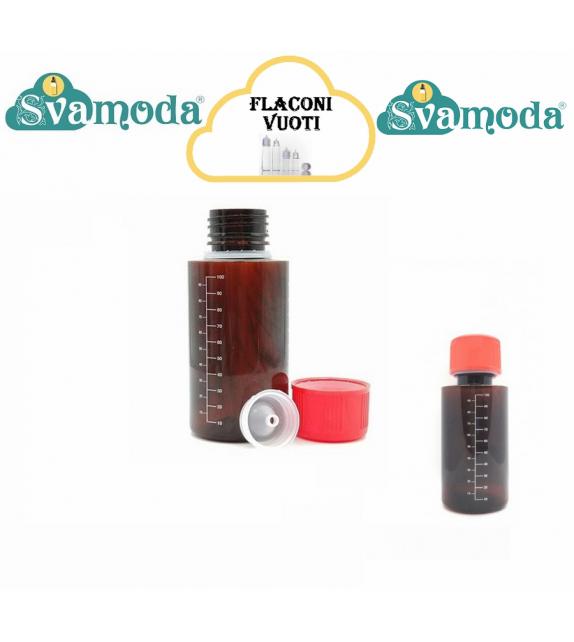 SVAMODA FLACONE VUOTO AMBRATO GRADUATO 100ML