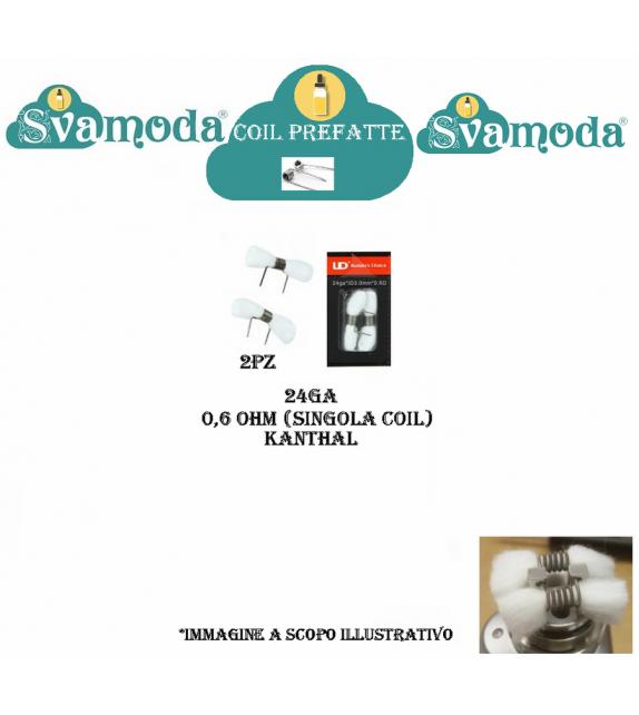 SVAMODA UD COIL PREFATTA KHANTAL A1 0,6 OHM